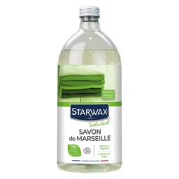 Savon de marseille liquide starwax soluvert ecodetergent 1l