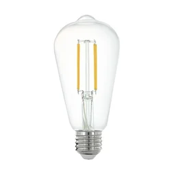 Ampoule connectée led clair EDISON E27 806 Lm = variation de blancs, EGLO