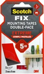 Bande adhésif double face extérieur X8 SCOTCH 25 mm x 76 mm