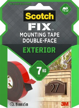 Ruban adhésif double face extérieur SCOTCH L. 5 m x l. 19 mm