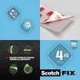 Bande adhésif double face intérieur X8 SCOTCH®, transparent, 25 mm x 75 mm