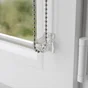 Store enrouleur Reflexe blanc, l.40 x H.160 cm, DECOSOL DELUXE