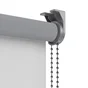 Store enrouleur Reflexe blanc, l.60 x H.160 cm, DECOSOL DELUXE