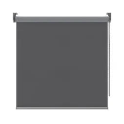 Store enrouleur Reflexe gris, l.55 x H.160 cm, DECOSOL DELUXE