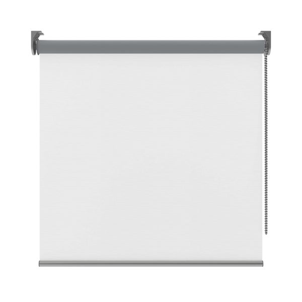 Store enrouleur Reflexe blanc, l.120 x H.250 cm, DECOSOL DELUXE