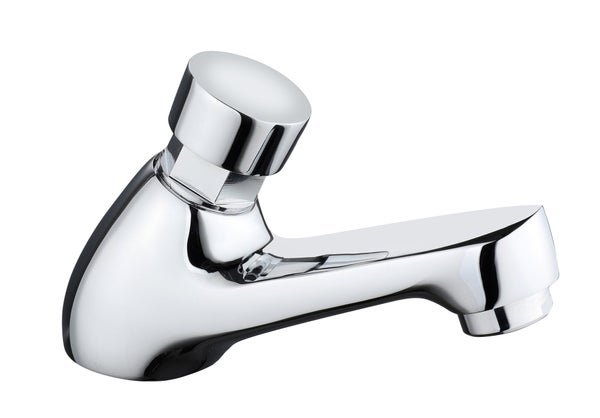 Robinet de lave-mains eau froide chrome Temporise
