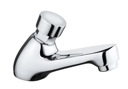 Robinet de lave-mains eau froide chrome Temporise