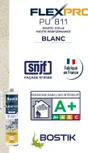Lot de 3 colle de fixation polyuréthane Flexpro pu 811 BOSTIK, 900ml blanc