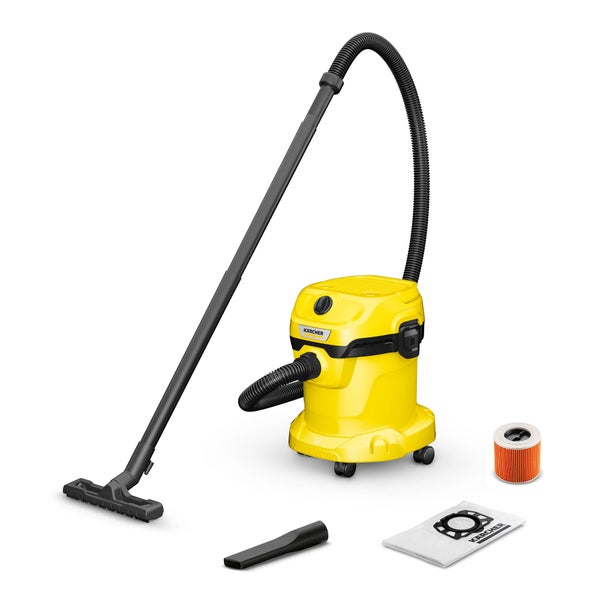 Aspirateur de chantier eau et poussières KARCHER WD2 PLUSV, 20 kpa, 15 l