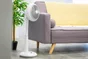 Ventilateur sur pied, OHYAMA, Stf-dc18t blanc 25 W, diam.25 cm