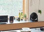 Ventilateur à poser, OHYAMA, Pcf-he18 b noir 31 W, D25 cm