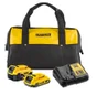 Set de 3 outils sans fil DEWALT Dck373mdr-qw, 18 V 4 Ah, 2 batteries BRUSHLESS DUAL RUN