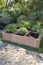 Carré potager naturel L.120 x l.120 x H.35 cm