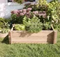 Carré potager naturel L.80 x l.80 x H.21 cm