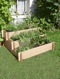 Carré potager naturel L.100 x l.100 x H.49 cm