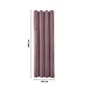 Rideau clarks santal 3 140 x 280 cm vieux rose