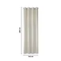 Rideau clarks cream 5 140 x 280 cm beige