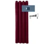 Rideau clarks geisha 1 140 x 280 cm  aubergine