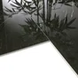 Dalle murale PVC sans bois noir brillant ARTENS, L.70 x l.40 cm, Ep.4.2 mm