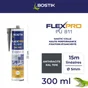 Colle joint int/ext polyuretane bostik flexpro pu811 anthracite 300ml