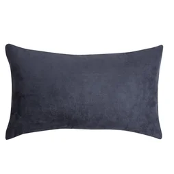 Housse de coussin Newmanchester, bleu H.30 x l.50 cm