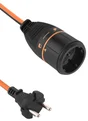 Rallonge électrique de jardin sans terre L. 20m ho5vvf 2x1.5 ELECTRALINE
