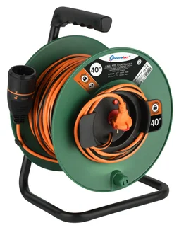 Enrouleur jardin electrique Electralock L. 40 m ho5vvf 2x1.5, ELECTRALINE