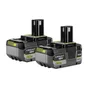 Pack batterie RYOBI, 18 V, 5 Ah Rb1850x2f12g lithium-ion