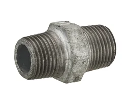 Manchon pour pour tube en acier galvanisé, male/male, diam. 33 x 42 mm