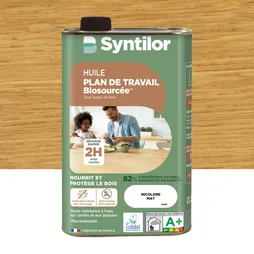 Huile plan de travail NATURE PROTECT SYNTILOR incolore mat 0L5