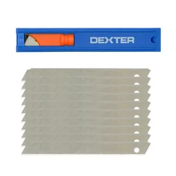 Lot de 10 lames cutter 9 mm DEXTER