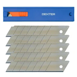 Lot de 5 lames cutter 25 mm DEXTER