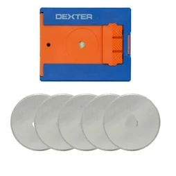 Lot de 5 lames rondes cutter 195 mm DEXTER