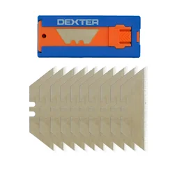 Lot de 10 lames de cutter trapèze DEXTER