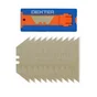 Lot de 10 lames de cutter trapèze DEXTER