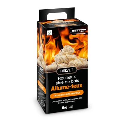 Allume-feu allume-feu HELVET par 80 pièce(s) par 1 kg