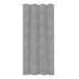 Rideau occultant thermique velours chenille, Auriane gris l.140 x H.280 cm,