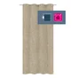 Rideau occultant thermique velours chenille, Auriane beige l.140 x H.280 cm