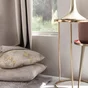 Rideau occultant thermique velours chenille, Auriane beige l.140 x H.280 cm
