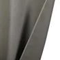 Rideau occultant aspect lin, Aleyna gris anthracite l.140 x H.280 cm