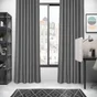 Rideau obscurcissant, Alycia gris anthracite l.140 x H.280 cm INSPIRE