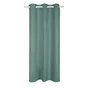 Rideau occultant aspect lin, Aleyna vert  l.140 x H.280 cm