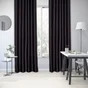 Rideau obscurcissant, Alycia noir l.140 x H.280 cm INSPIRE