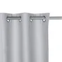Rideau obscurcissant, Alycia gris granit 5 l.140 x H.280 cm INSPIRE