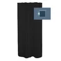 Doublure occultante Caleb pour rideau, l.135 x H.265 cm noir