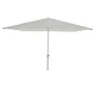 Parasol droit carré, NATERIAL Aura, L.285 x l.285 cm, blanc