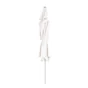 Parasol droit carré, NATERIAL Aura, L.285 x l.285 cm, blanc