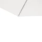 Parasol droit carré, NATERIAL Aura, L.285 x l.285 cm, blanc
