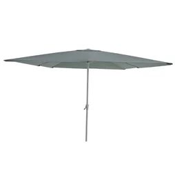 Parasol droit carré, NATERIAL Aura, L.285 x l.285 cm, vert