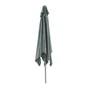 Parasol droit carré, NATERIAL Aura, L.285 x l.285 cm, vert